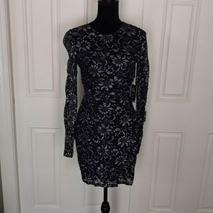 Long sleeve lace dress NWT